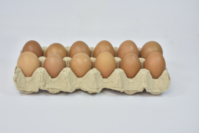 Plateau 12 œufs rouges